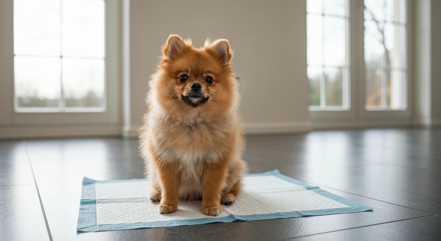 Apprendre la proprete a un chiot Spitz sans stress